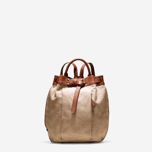 Cole Haan Emery Canvas and Leather Backpack